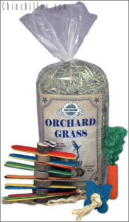 Oxbow Orchard Grass and Chinchilla Toy Assortment